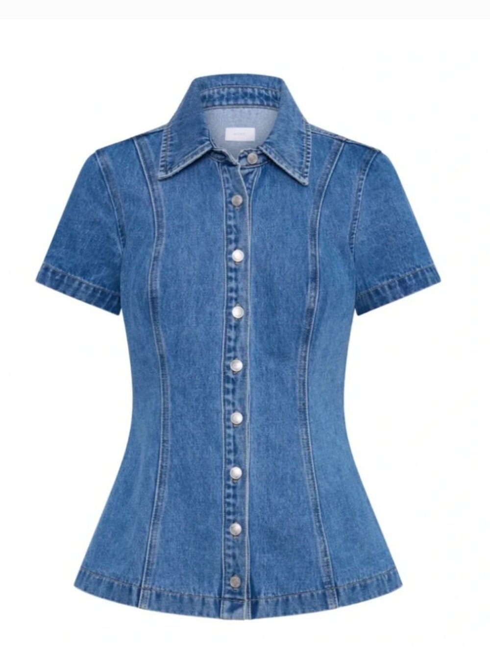 Meshki Ellie Denim Button Down Shirt